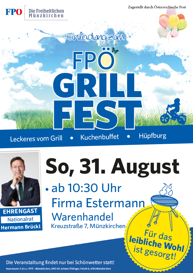 FPÖ Grillfest Münzkirchen