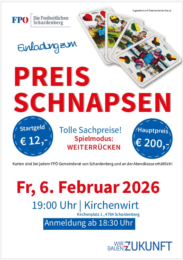 Preisschnapsen Schardenberg